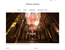 Tablet Screenshot of chiharu-shiota.com